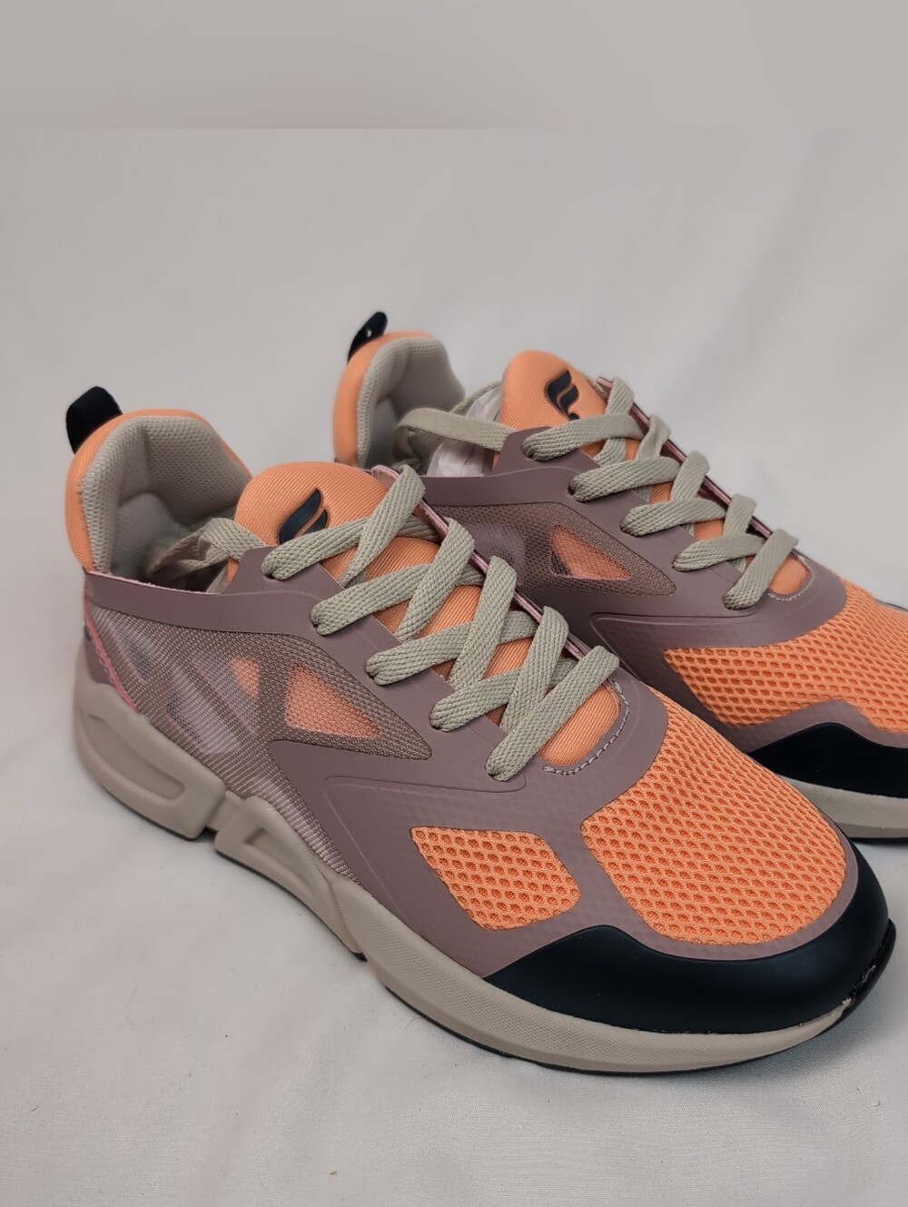Fabletics Womens Size 7.5 Venice Tennis Shoes Melon &  Dusty Rose Color
